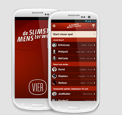 slimste mens ter wereld, app, vier, smartphone