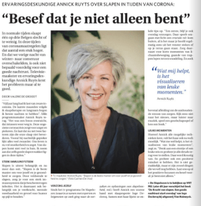 annick ruyts, de slapelozen, vrt, slapen, corona